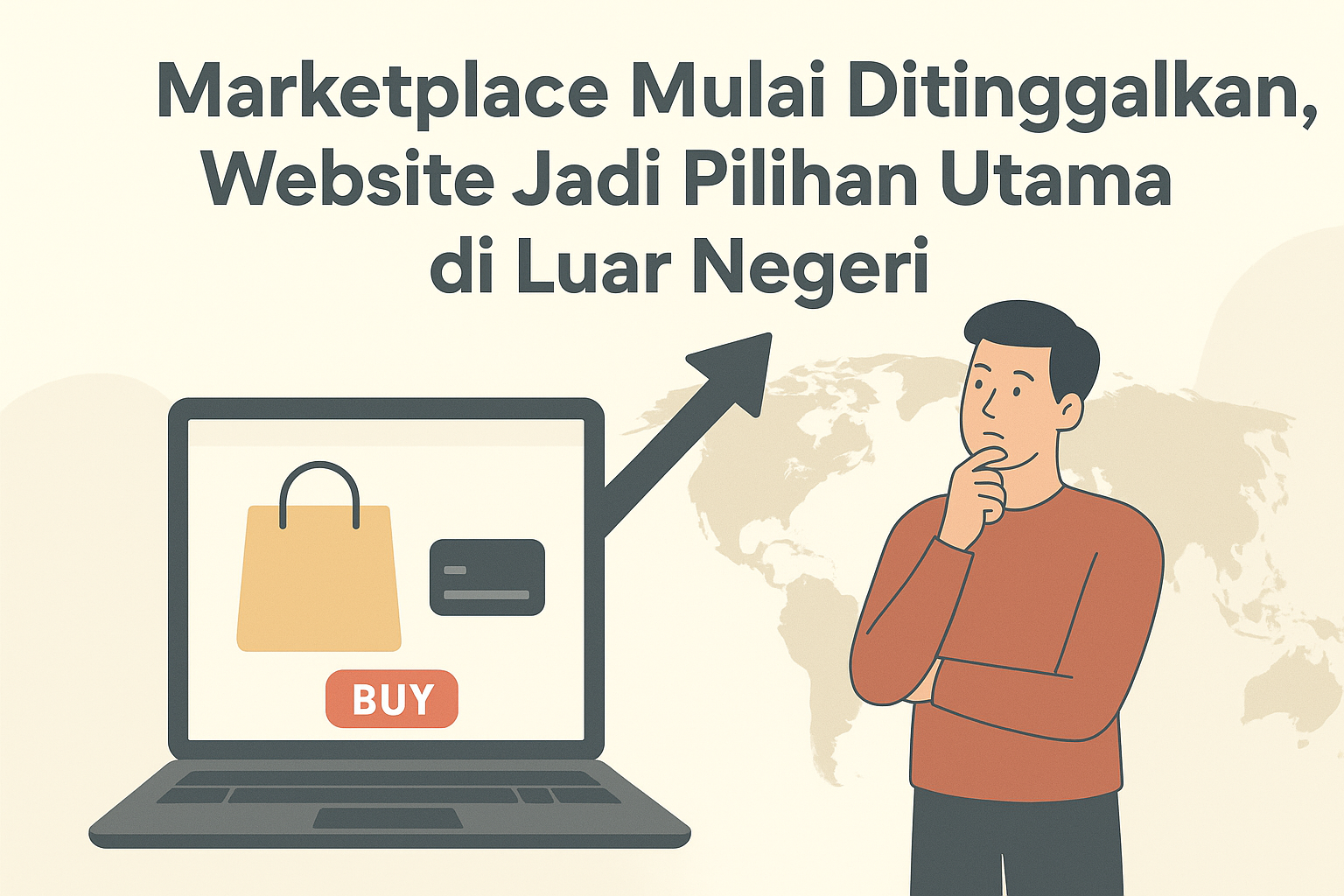 Marketplace Mulai Ditinggalkan, Website Jadi Pilihan Utama di Luar Negeri