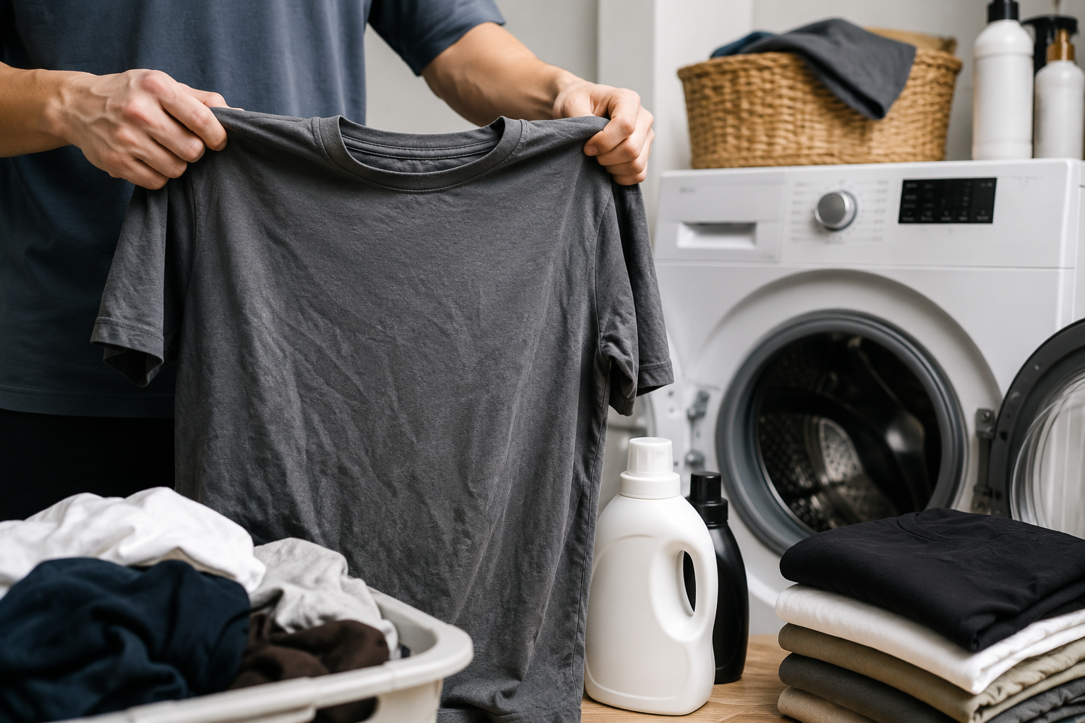 Kesalahan yang Sering Dilakukan Saat Mencuci Kaos Pria