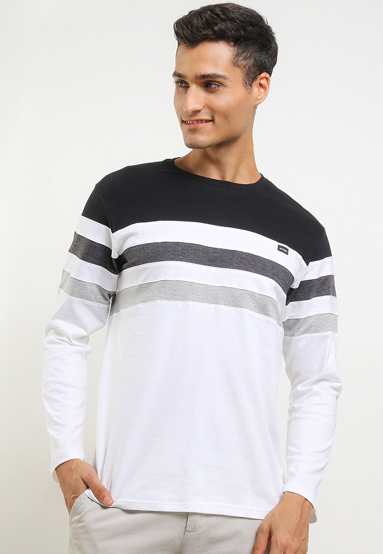 Ryusei Tshirt Kazama Long Sleeve CMB White - Ryusei