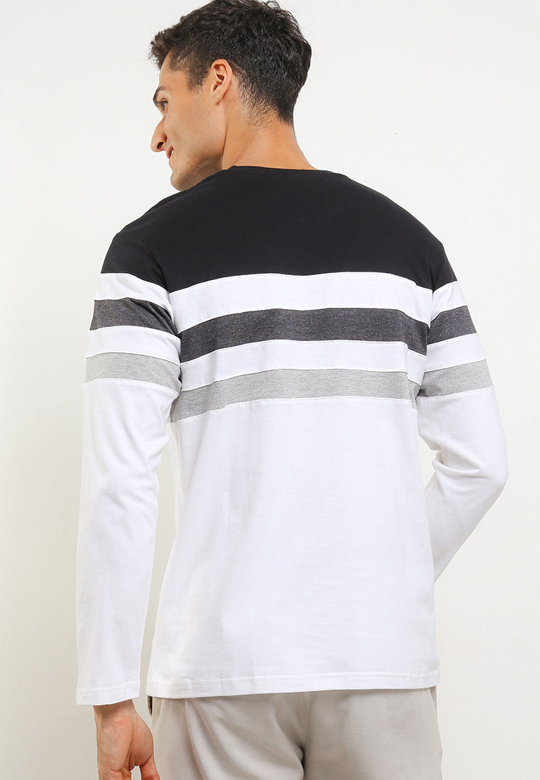 Ryusei Tshirt Kazama Long Sleeve CMB White - Ryusei