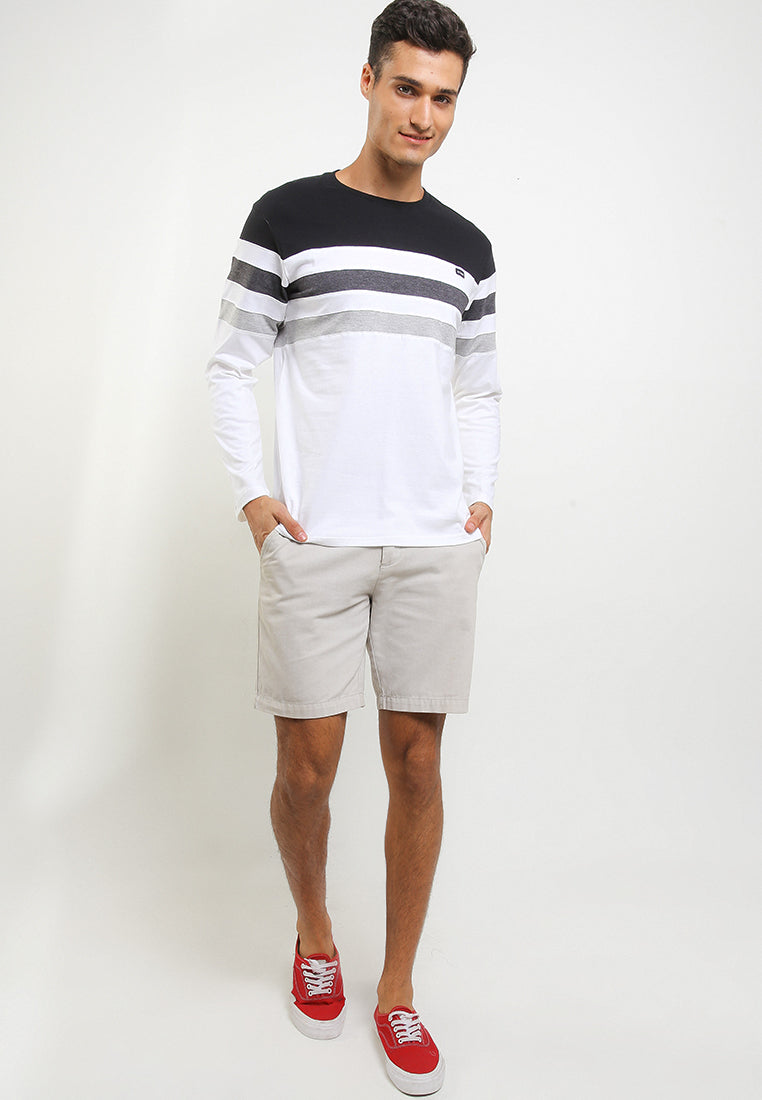 Ryusei Tshirt Kazama Long Sleeve CMB White - Ryusei