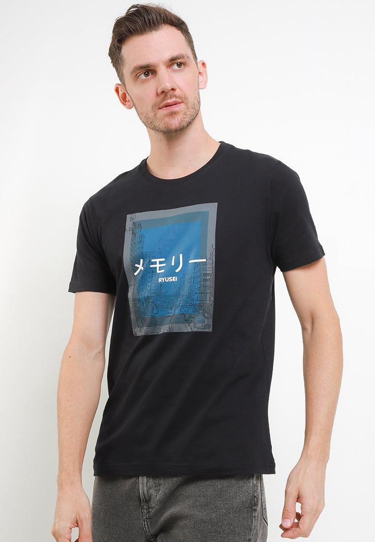 Ryusei Tshirt Asaka Black - Ryusei t shirt