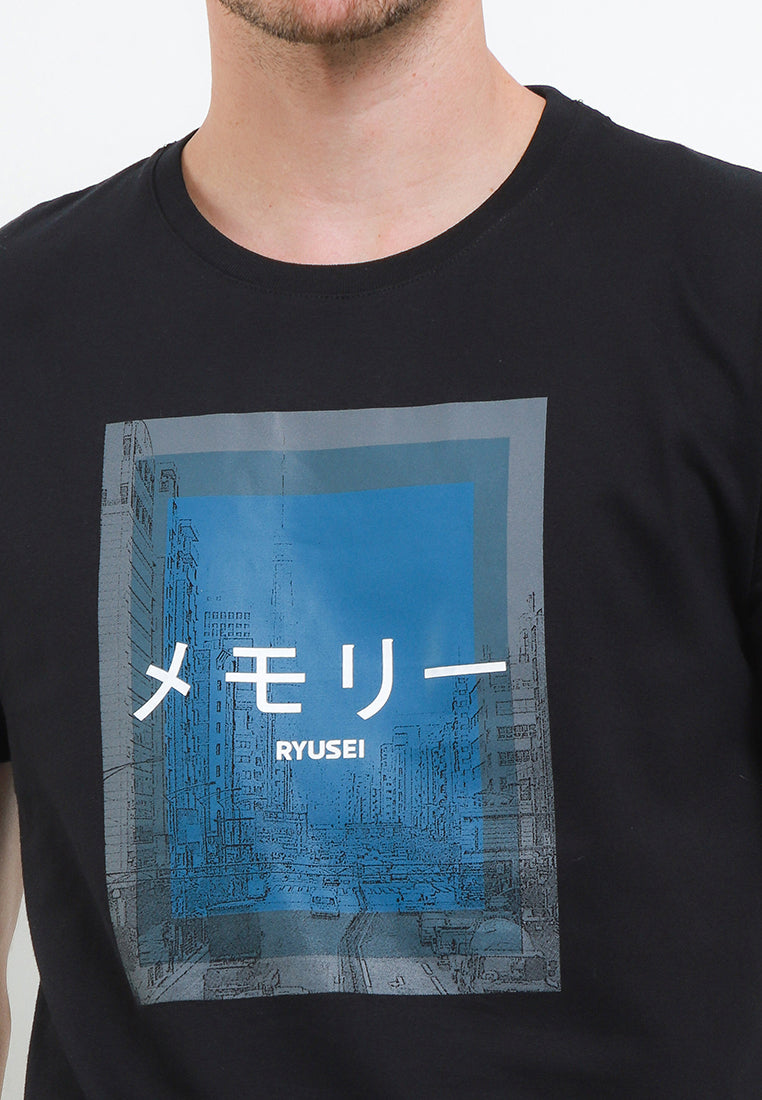 Ryusei Tshirt Asaka Black - Ryusei t shirt