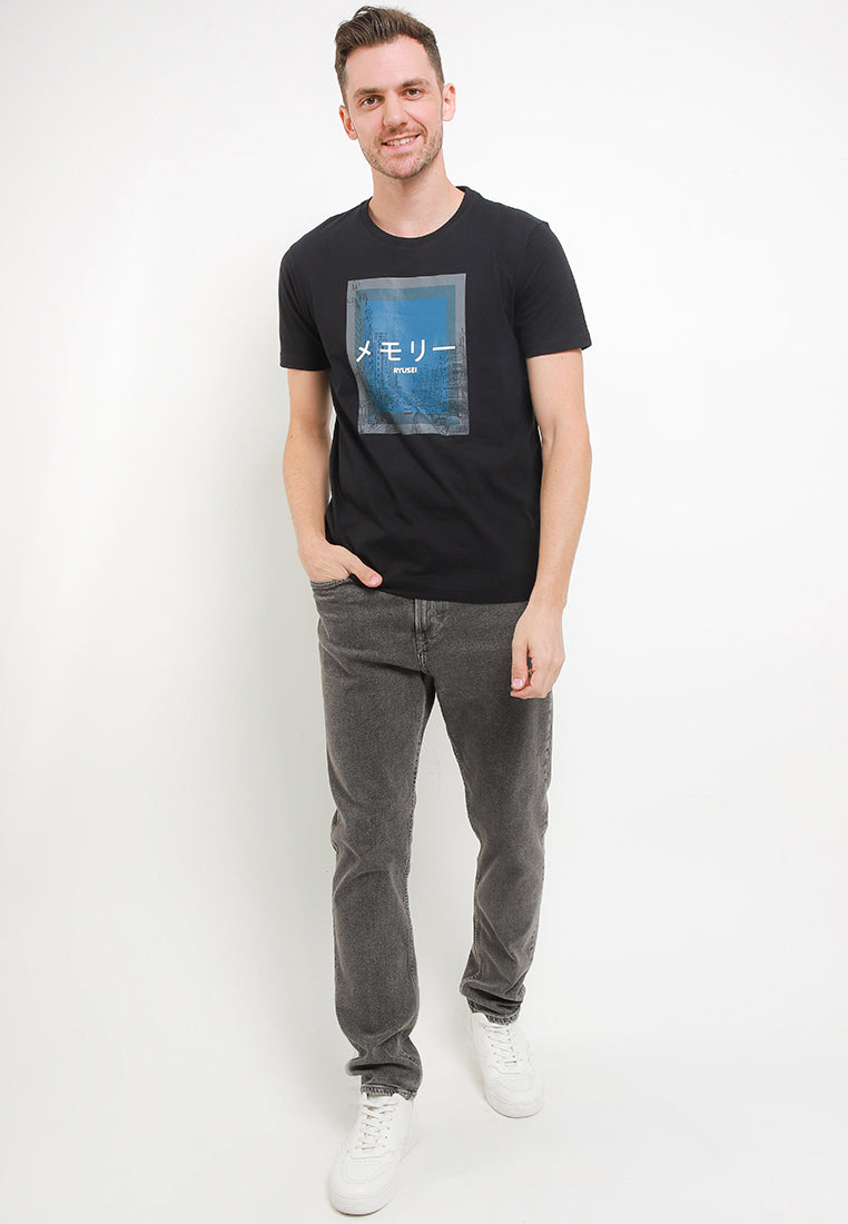 Ryusei Tshirt Asaka Black - Ryusei t shirt