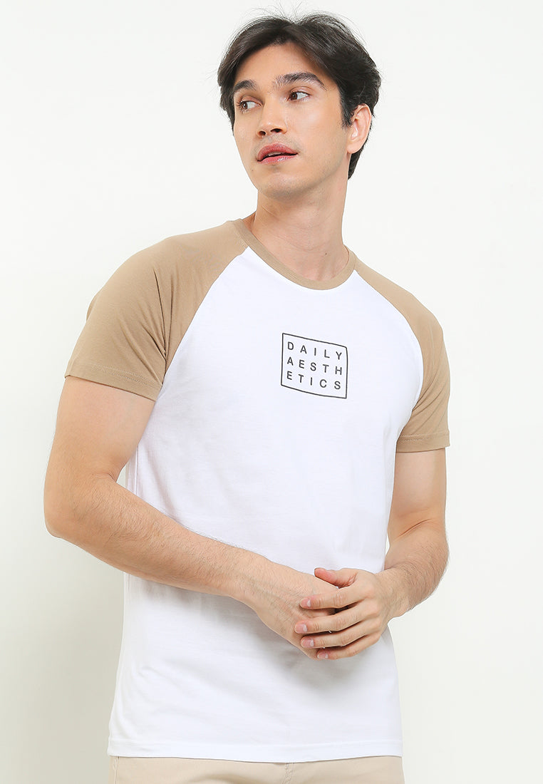 Ryusei T-shirt Daily Aesthetic Light Brown - Ryusei t shirt