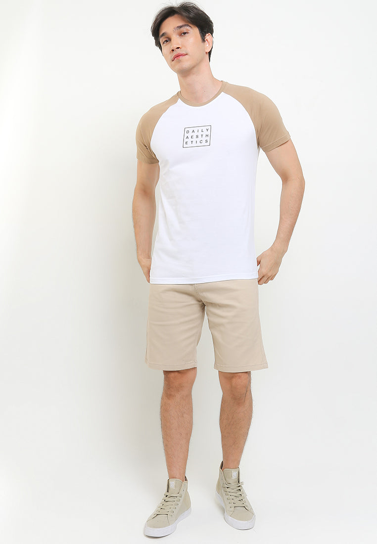 Ryusei T-shirt Daily Aesthetic Light Brown - Ryusei t shirt