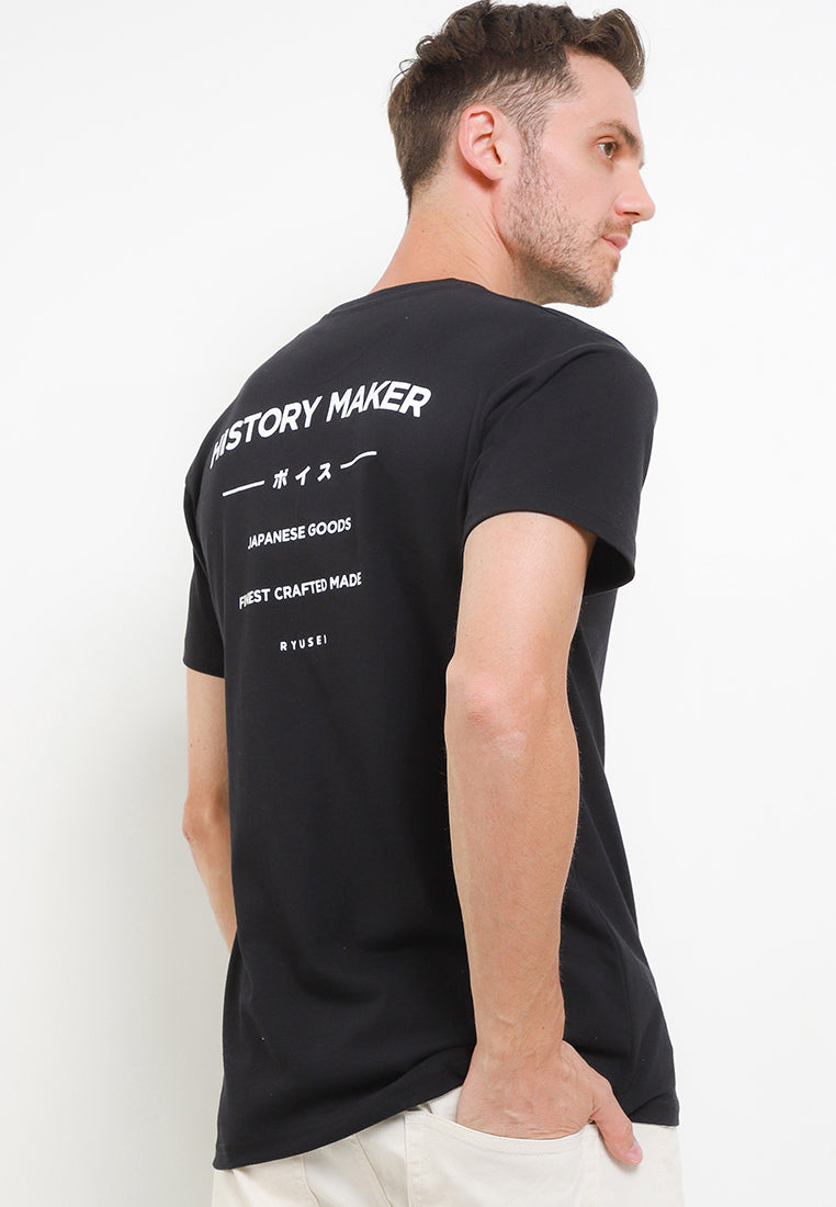 Ryusei Tshirt History Black - Ryusei t shirt