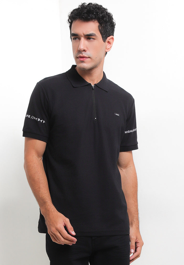 Ryusei Polo Pria Aviation Black - Ryusei