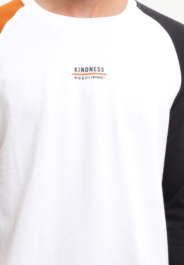 Ryusei Sweater Pria Narazaki CMB White - Ryusei