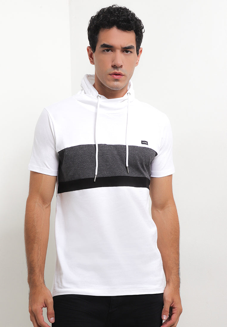 Ryusei Kaos Pria Turtleneck Shin CMB White - Ryusei
