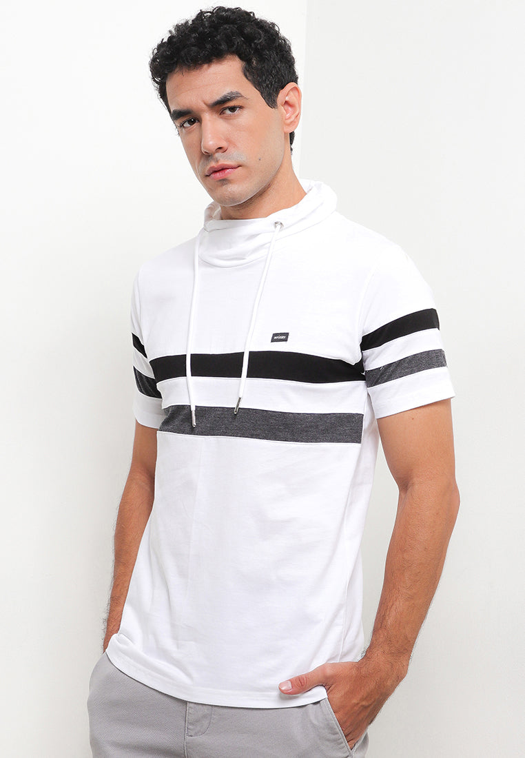 Ryusei Kaos Turtleneck Pria Nandito Ren CMB White - Ryusei
