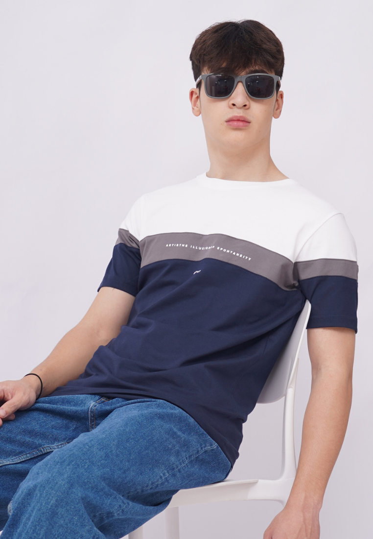 Ryusei Tshirt Ilussion CMB Navy