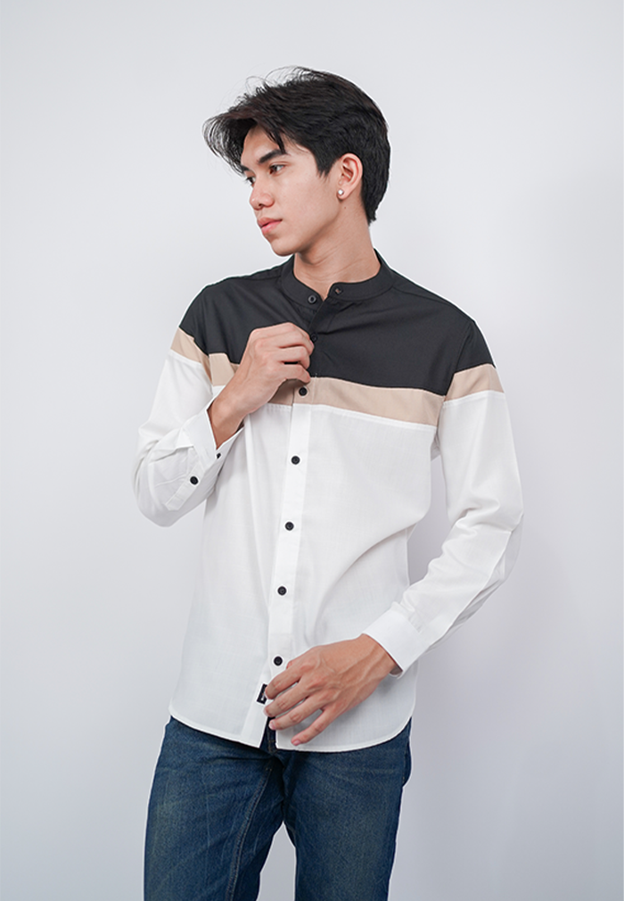 Ryusei Kemeja Renjiro CMB White - Ryusei