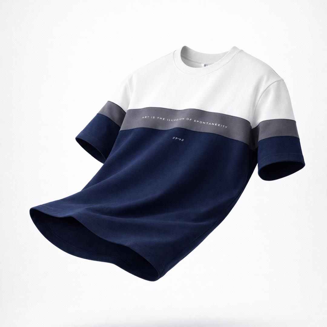Ryusei Tshirt Ilussion CMB Navy