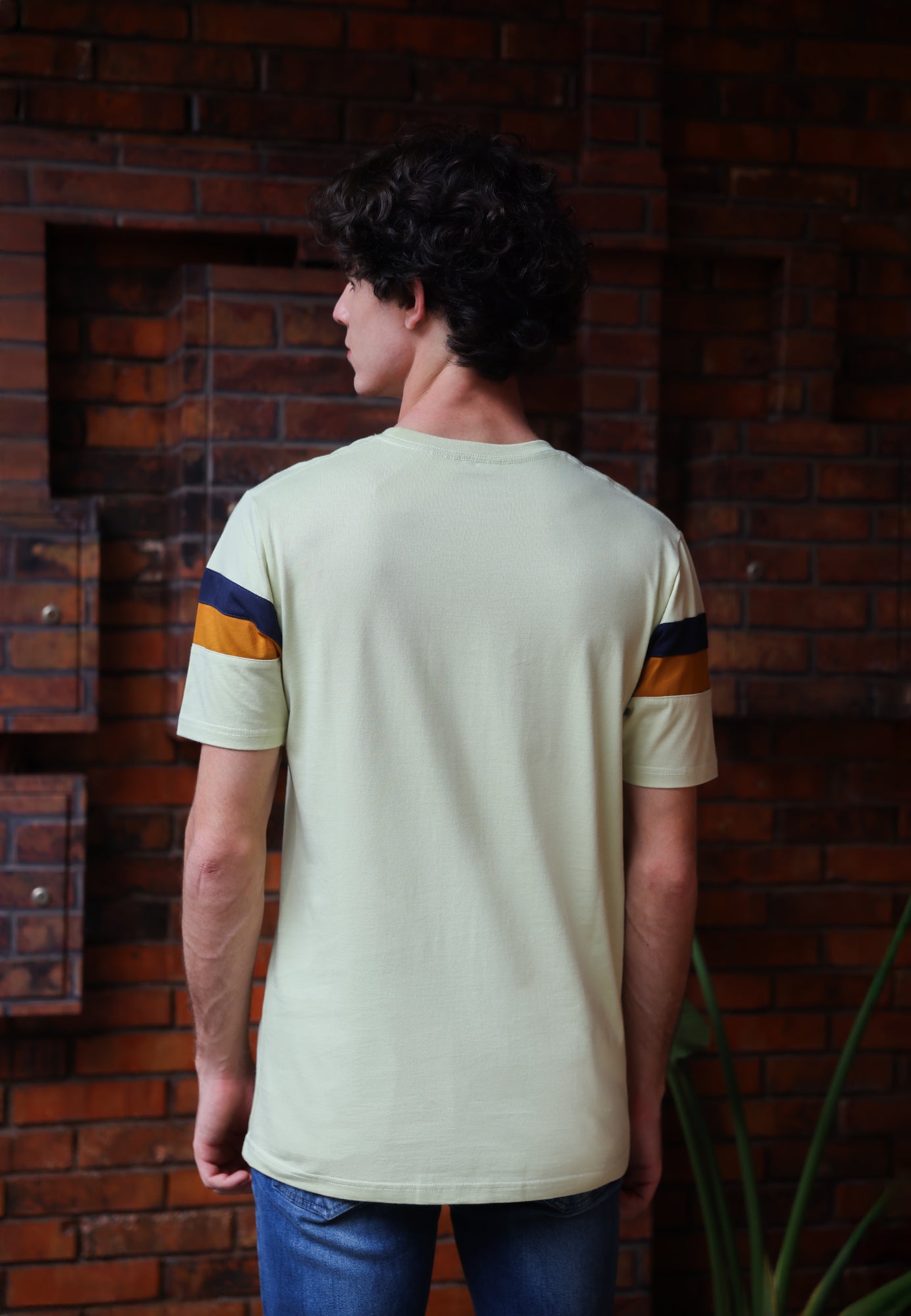 Ryusei Kaos Pria Yamato Pale Green