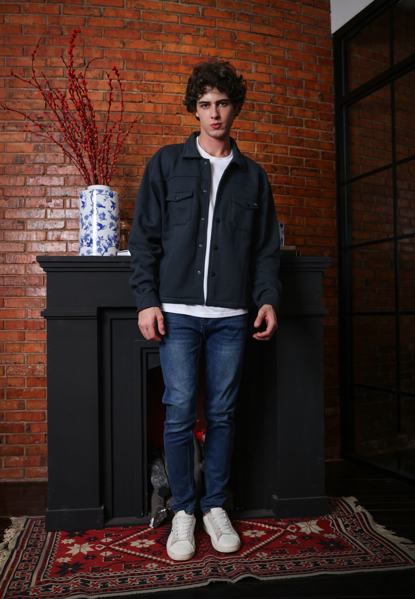 Ryusei Jaket Pria Boxy Fit Fukusaki