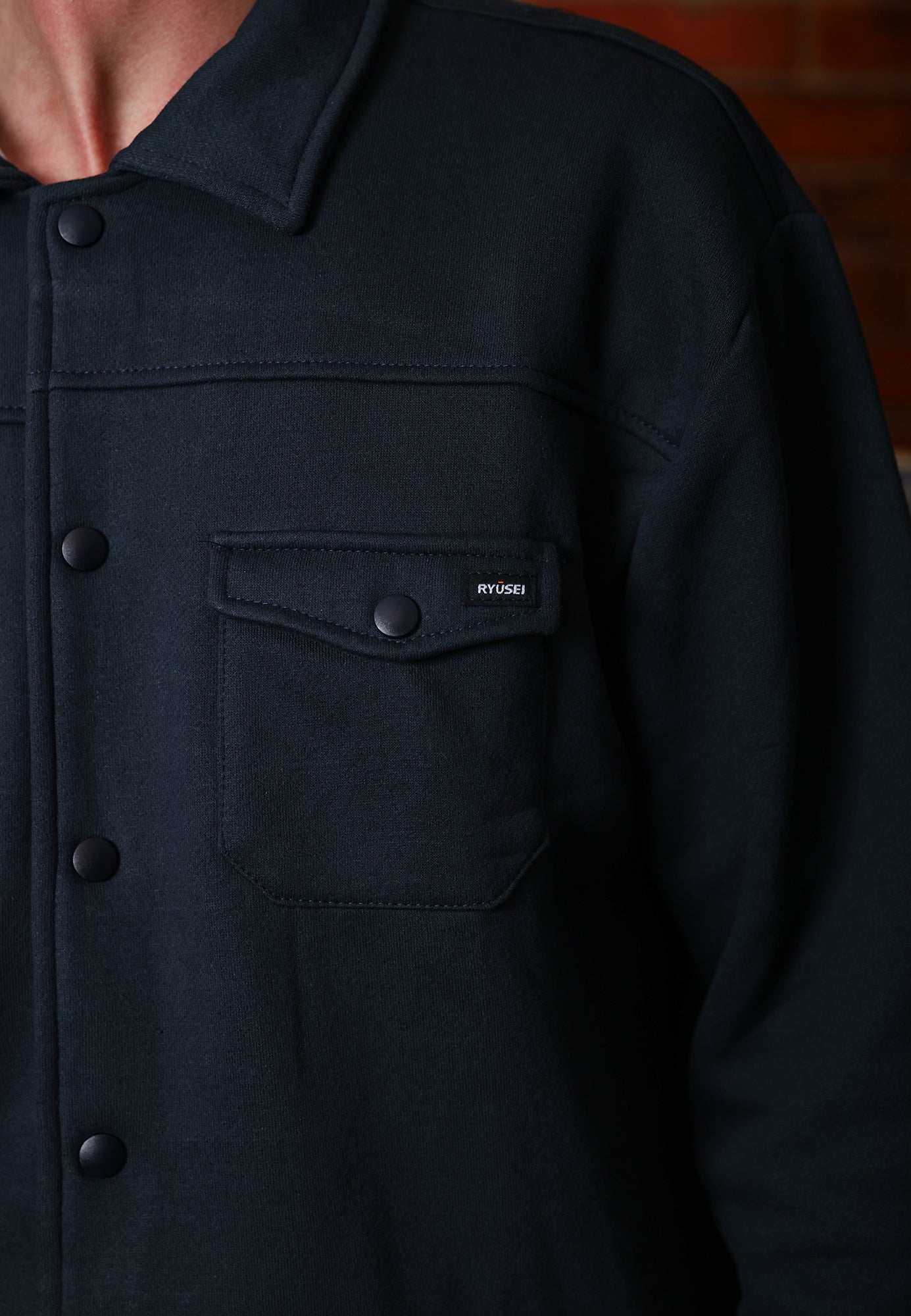 Ryusei Jaket Pria Boxy Fit Fukusaki