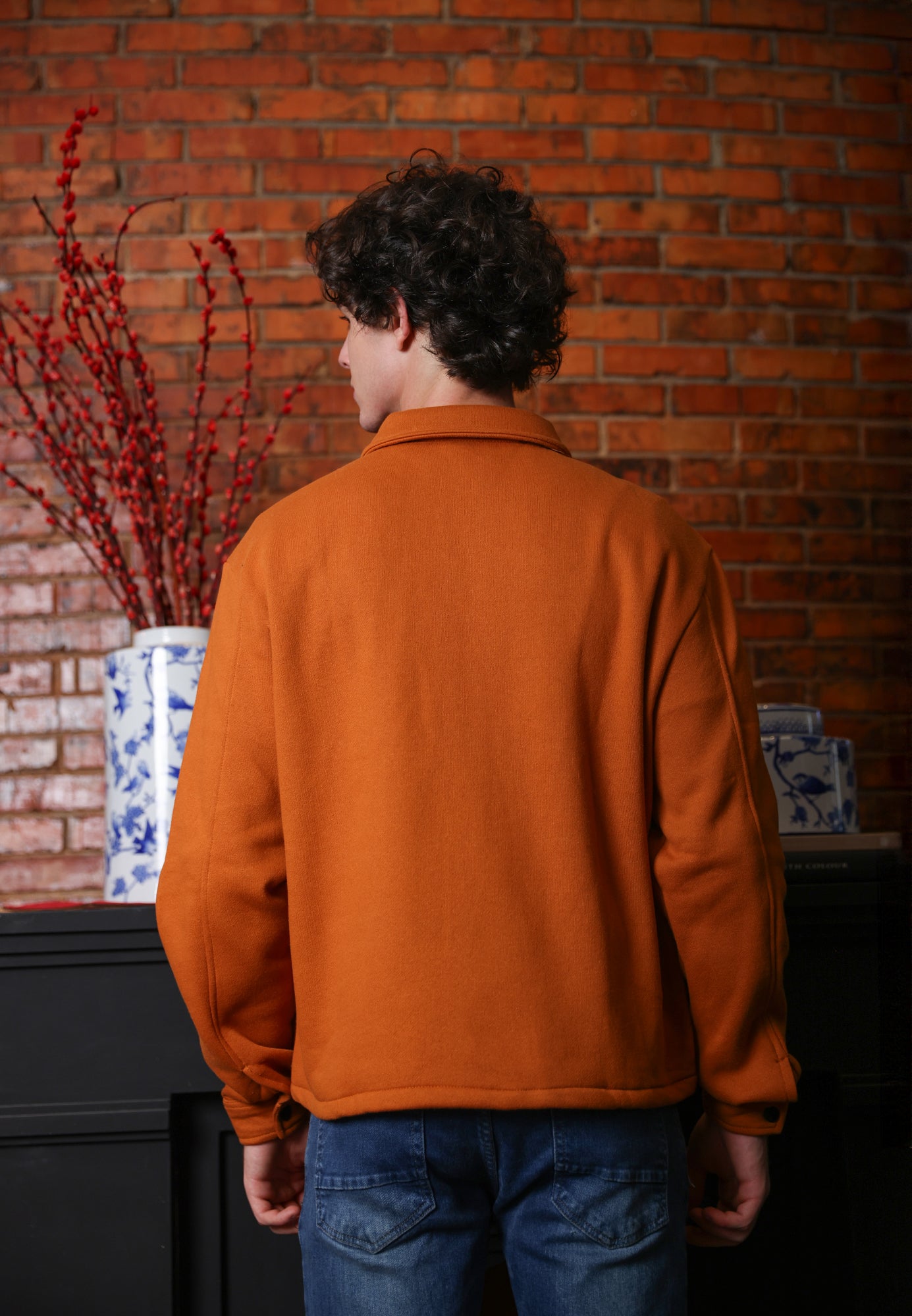 Ryusei Jaket Pria Boxy Fit Fukusaki