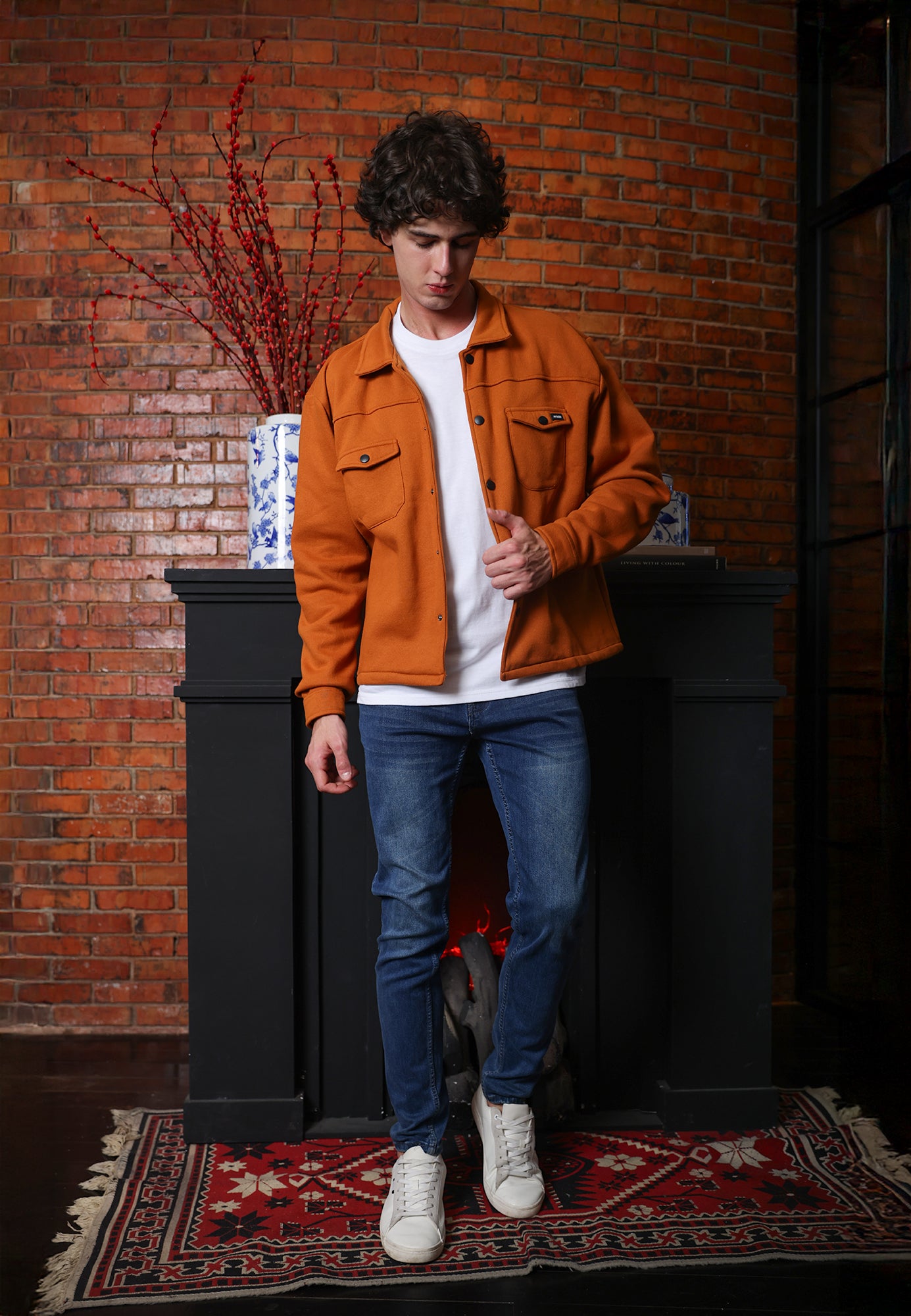 Ryusei Jaket Pria Boxy Fit Fukusaki