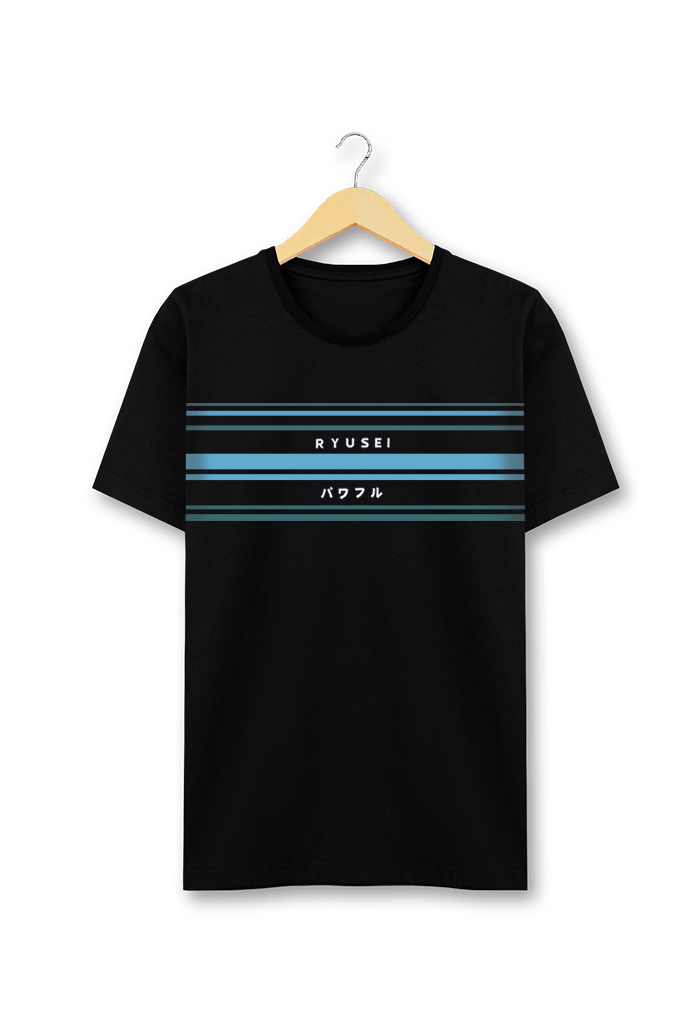 Ryusei Tshirt Men Yanaka Black