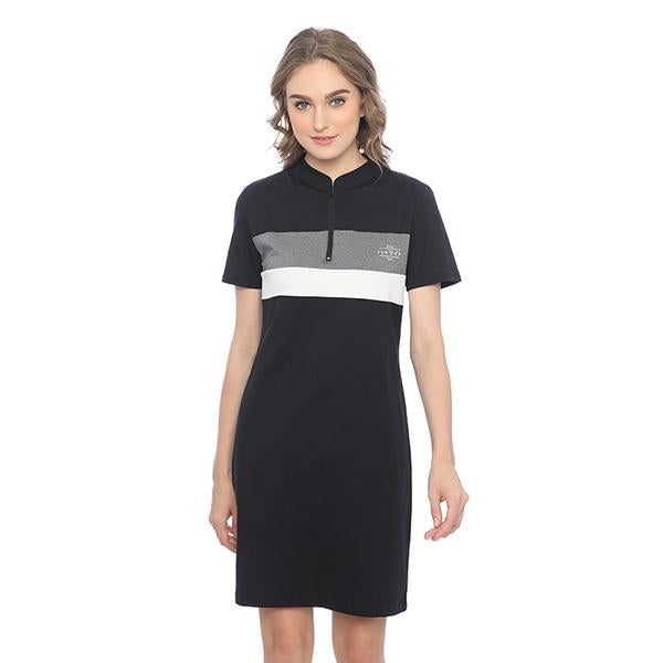 Ryusei Polo Dress Akune Black