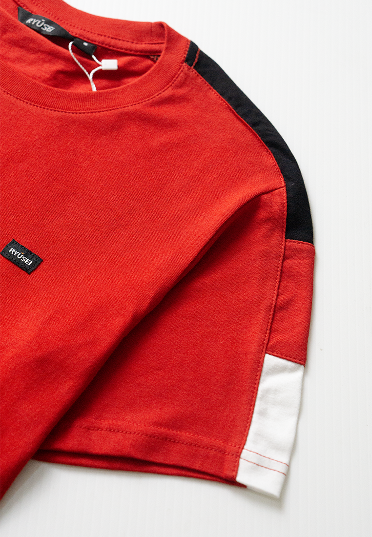 Ryusei Kaos Pria Hinata CMB Red