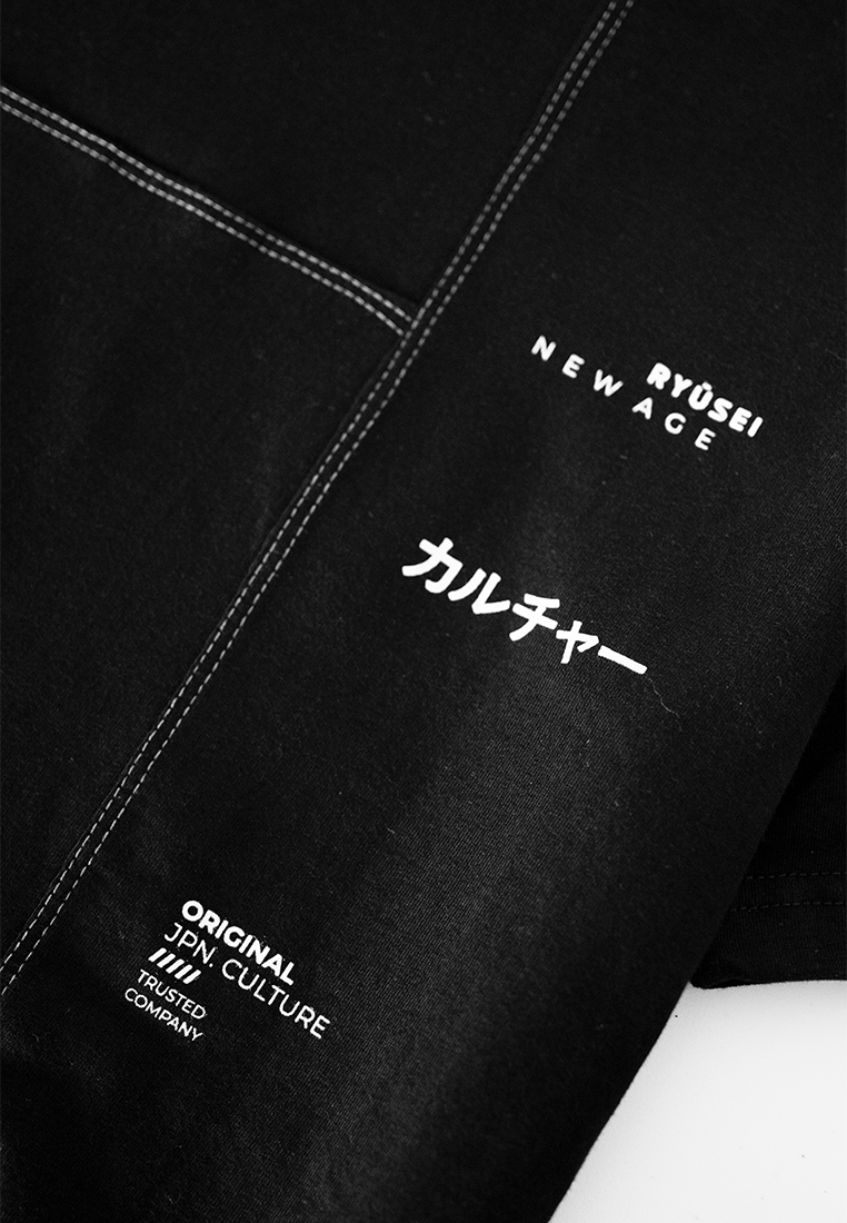 Ryusei Kaos Pria Culture Black