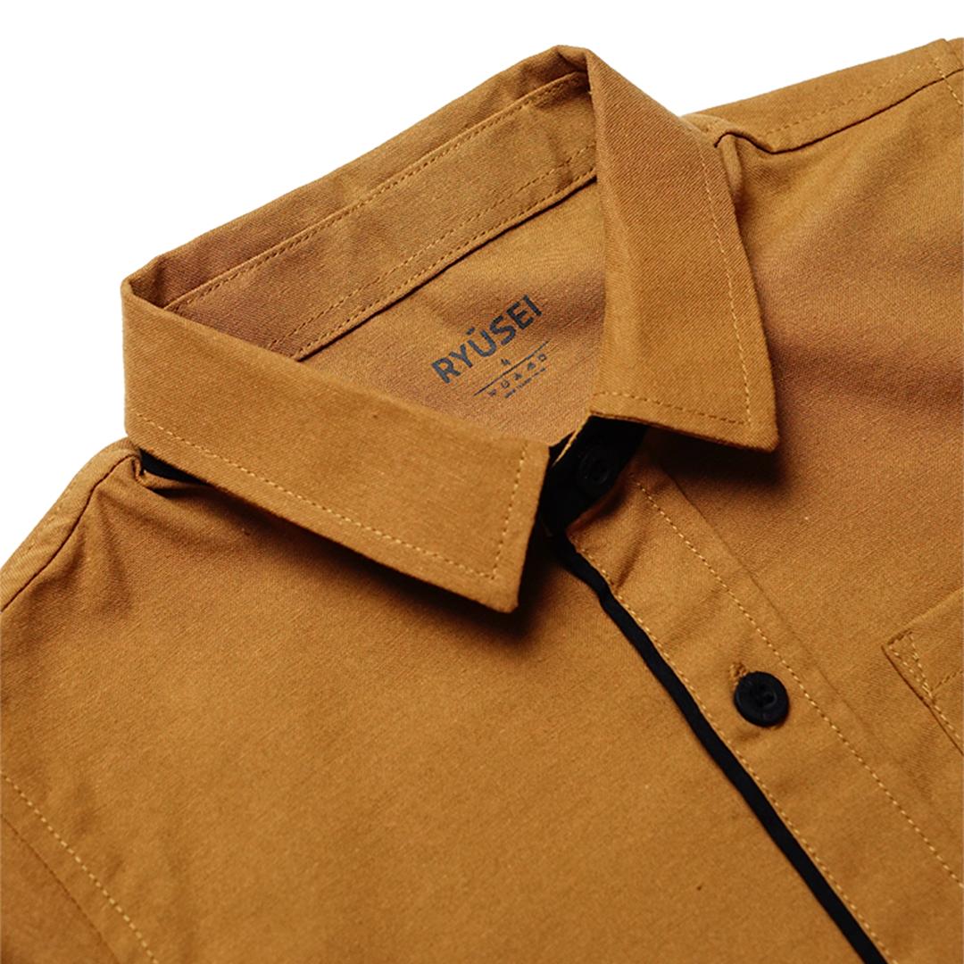 Ryusei Shirt kids Atsugawa Brown