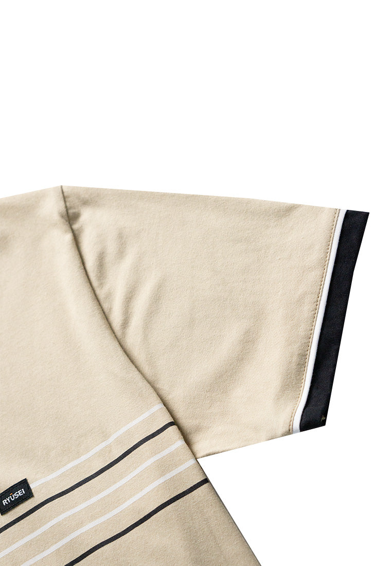 Ryusei Kaos Pria Kitakami CMB Light Brown