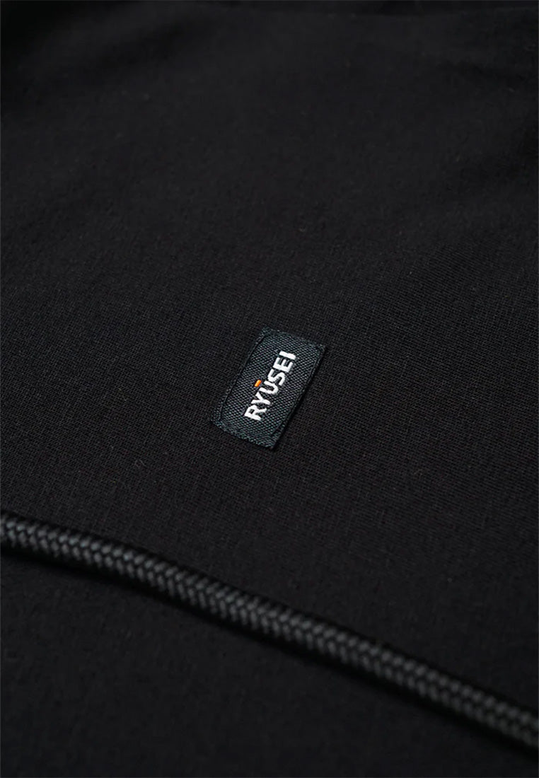 Ryusei Kaos Pria Nandito Kin Black Stripe Mustard