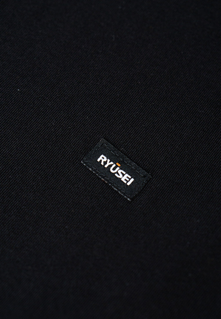 Ryusei Kaos Pria Yutanaka Black
