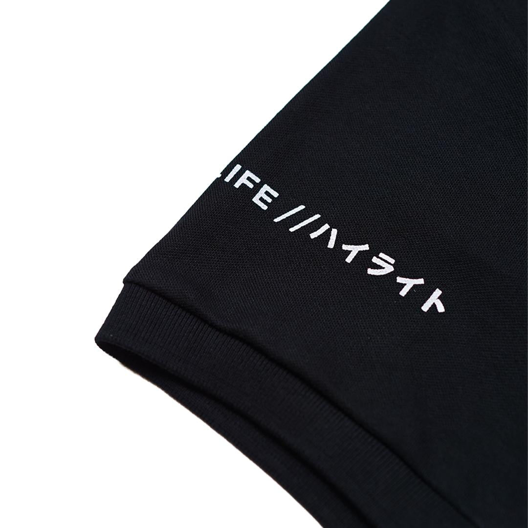 Ryusei Polo Shirt Kagayaki Black