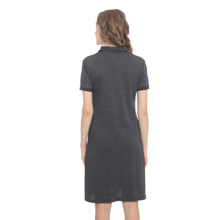 Ryusei Polo Dress Miwa Dark Grey
