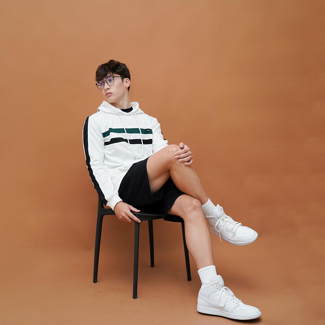 Ryusei Sweater Hoodie Arashiyama CMB White