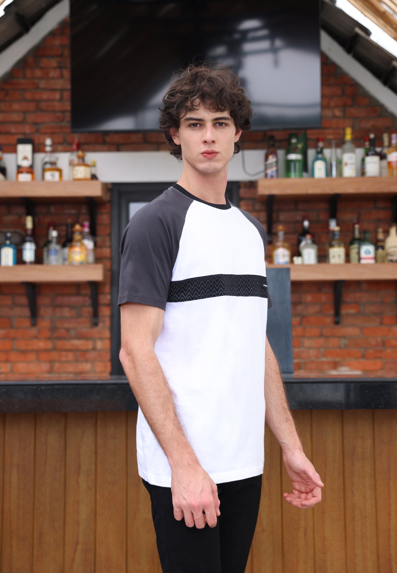 Ryusei Kaos Pria Mitsuru CMB Grey