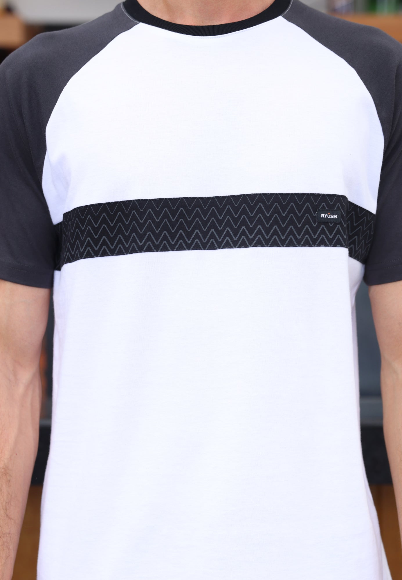 Ryusei Kaos Pria Mitsuru CMB Grey