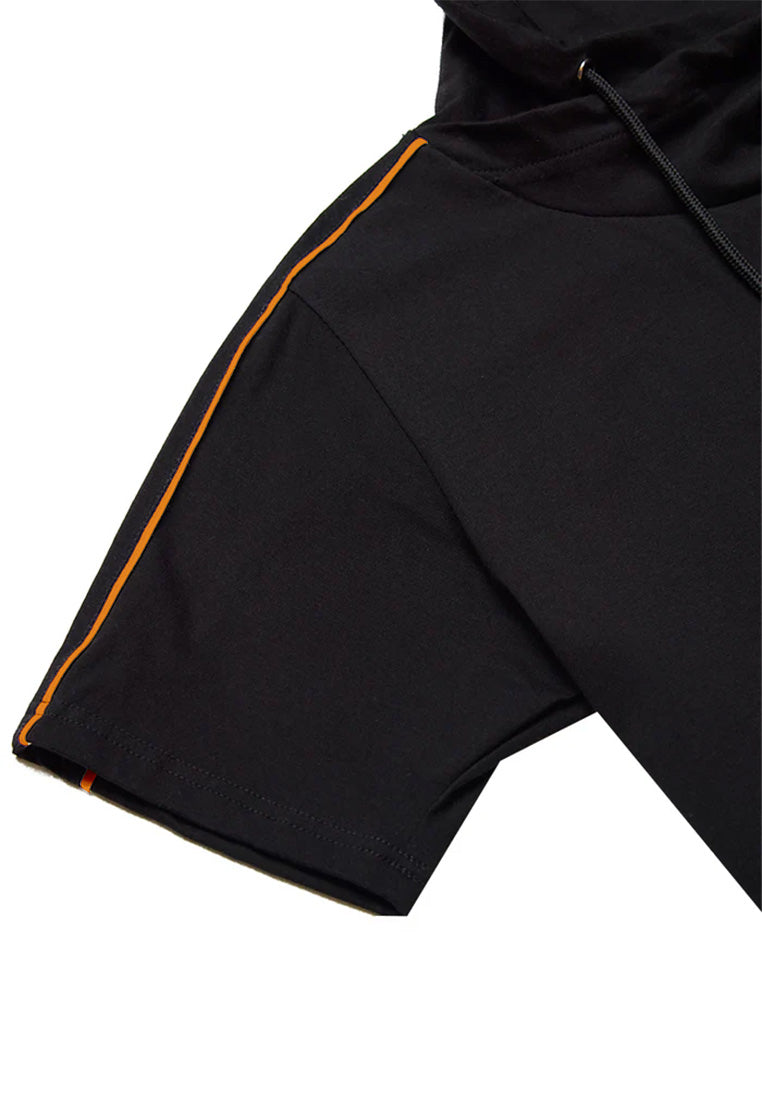 Ryusei Kaos Pria Nandito Kin Black Stripe Mustard