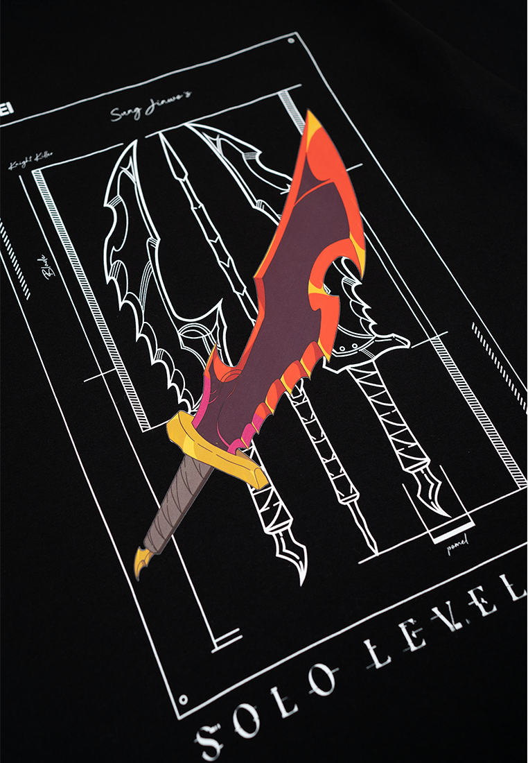 Ryusei x Solo Leveling | Tshirt Dagger Black
