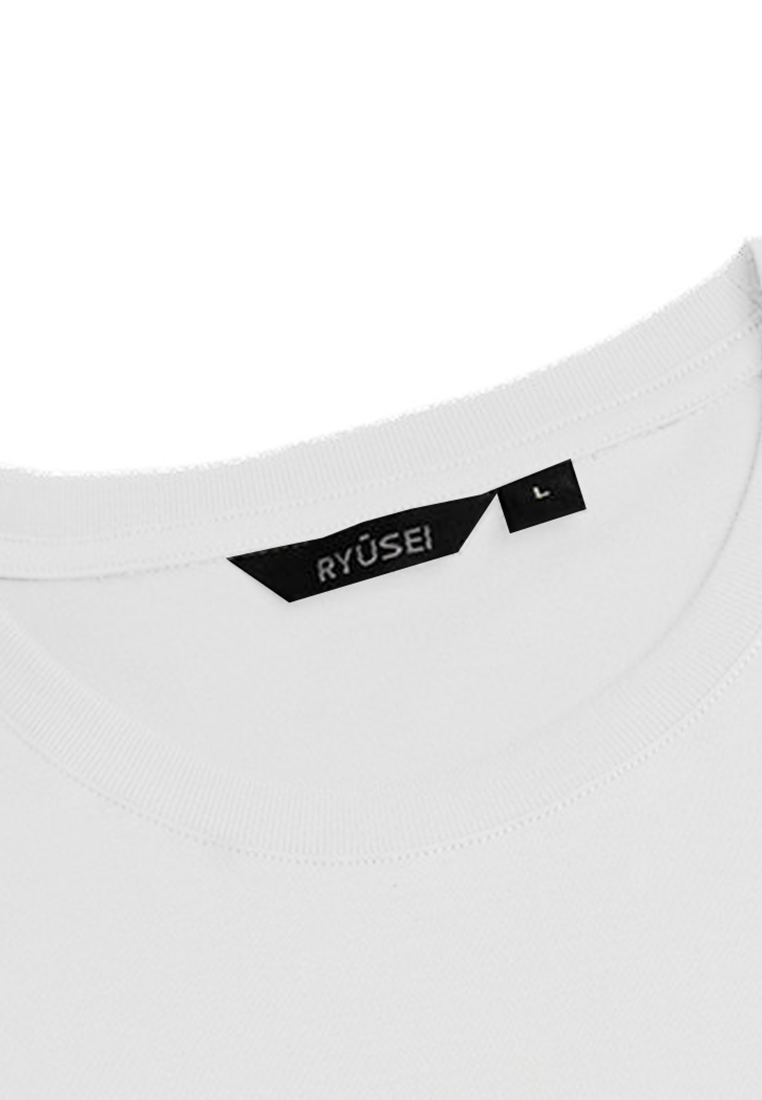 Ryusei Kaos Pria Fierce CMB White