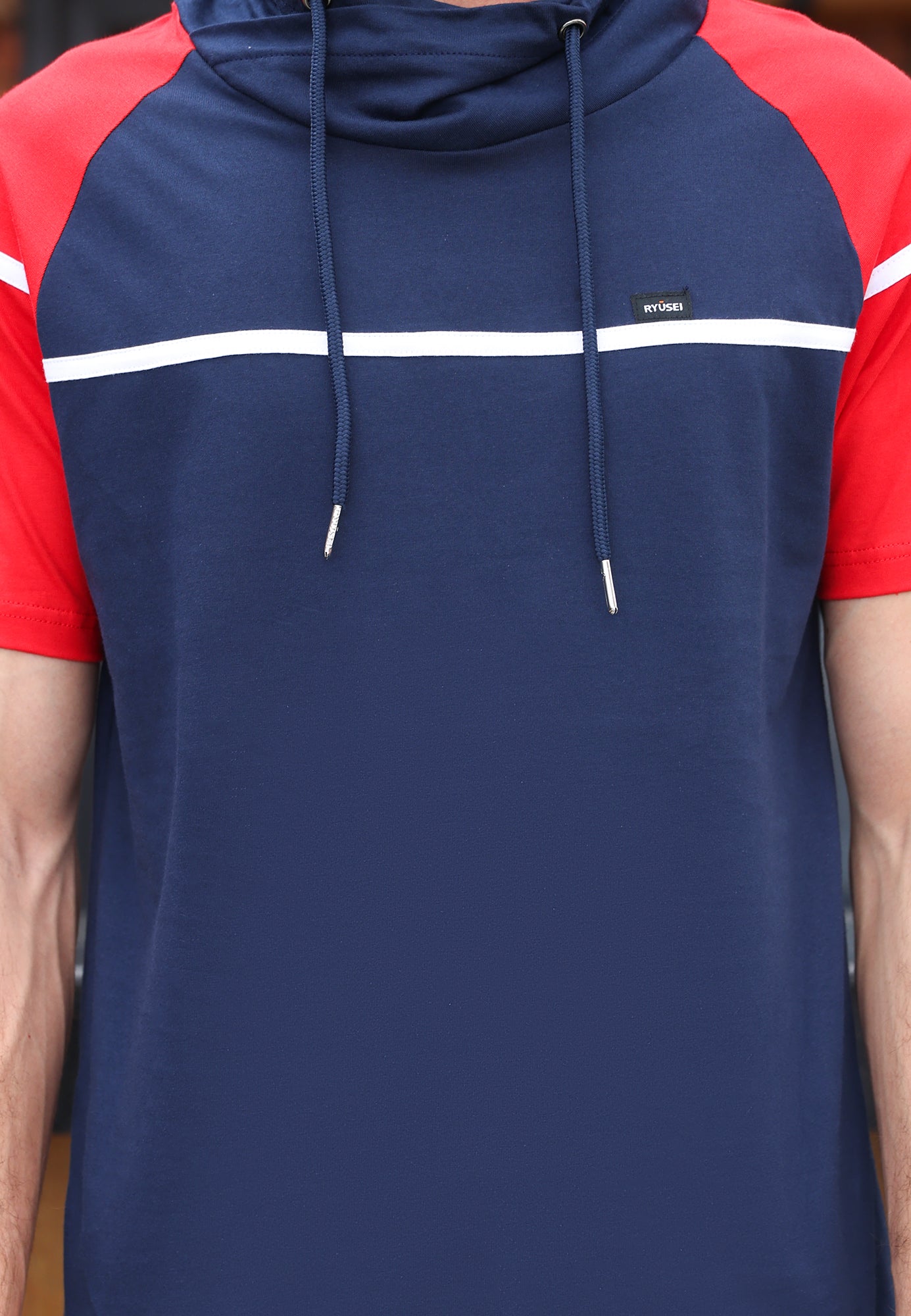 Ryusei Kaos Pria Turtleneck Nandito Yui Navy