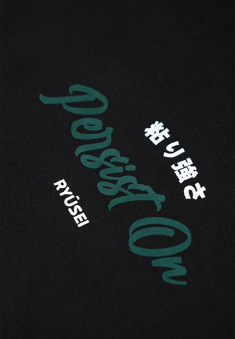 Ryusei Kaos Pria Persist CMB Black