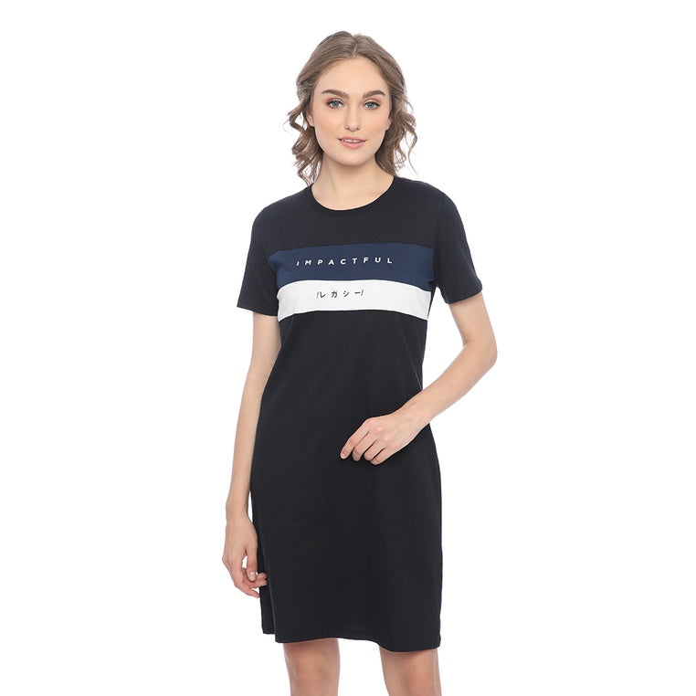 Ryusei Dress Impactful CMB Black