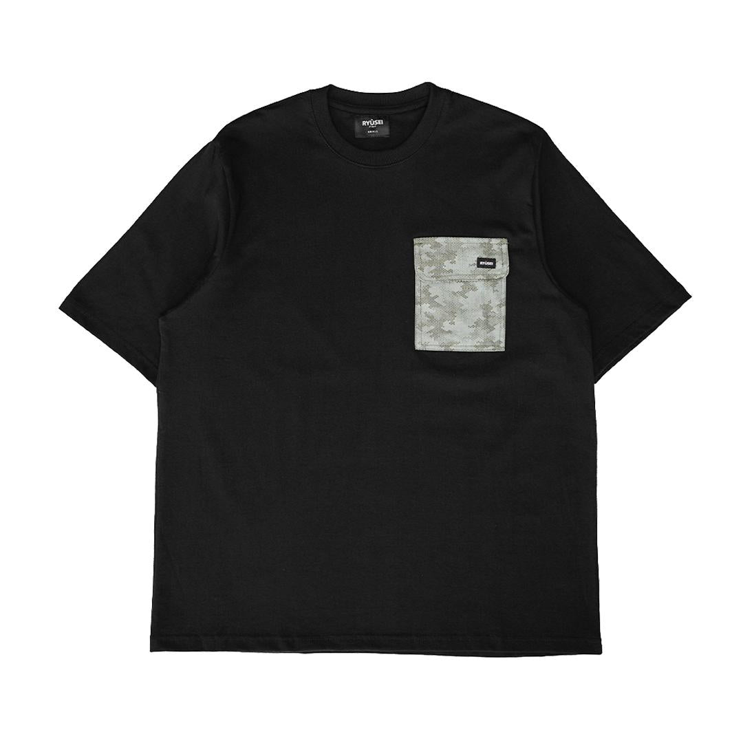 Ryusei Kaos Pria Oversize Boxy Hatanaka Pocket