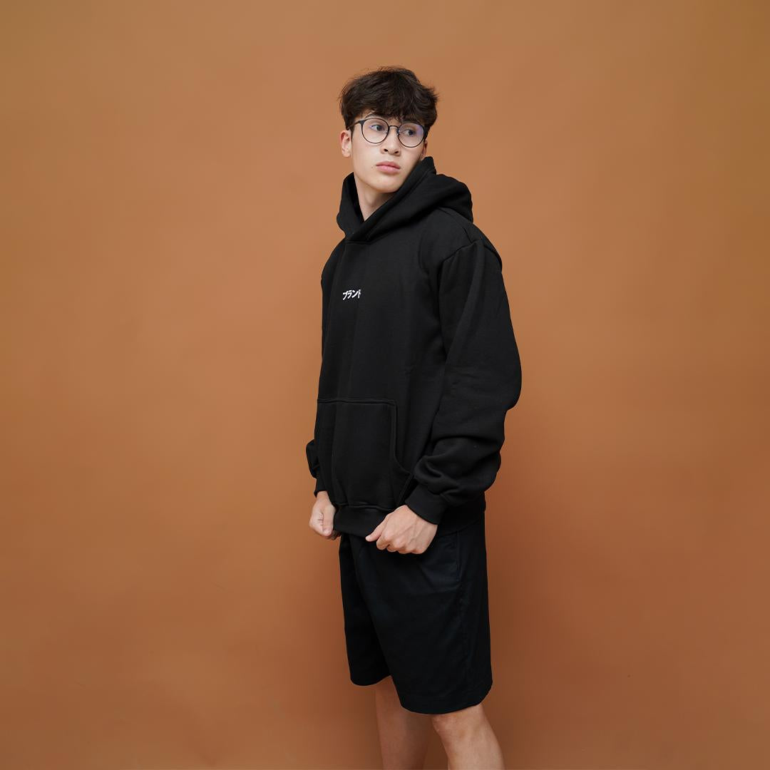 Ryusei Sweater Pria Powerful Black