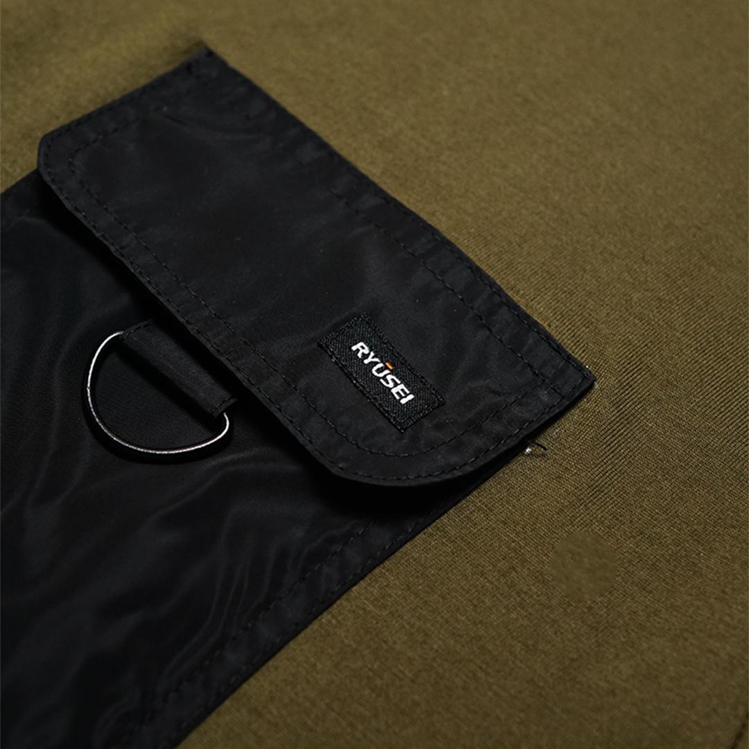 Ryusei Kaos Pria Oversize Boxy Tagashi Pocket