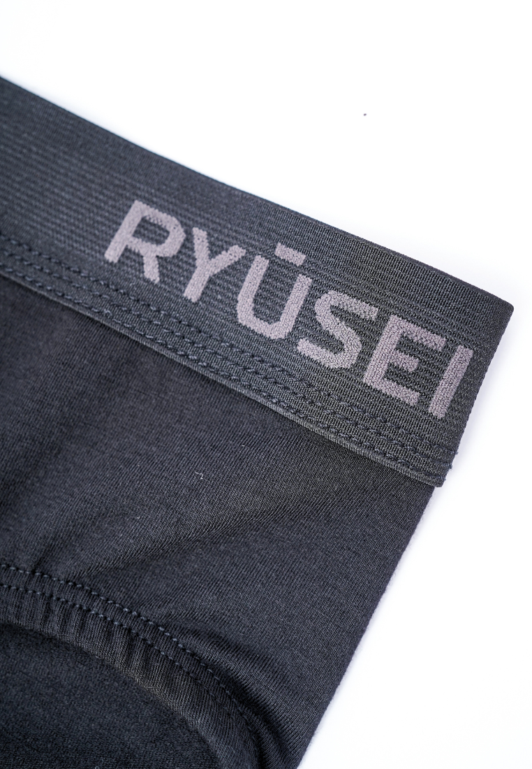 Ryusei Brief Kuro Black - Celana Dalam Pria Segitiga