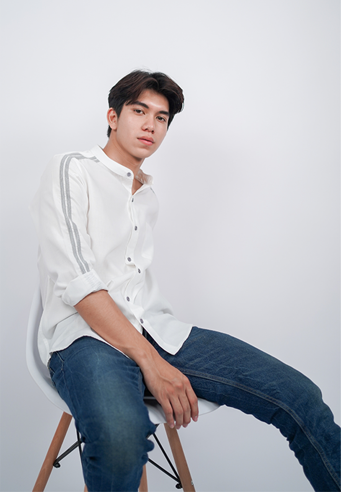 Ryusei Kemeja Fukama Long Sleeve White - Ryusei Shirt Men