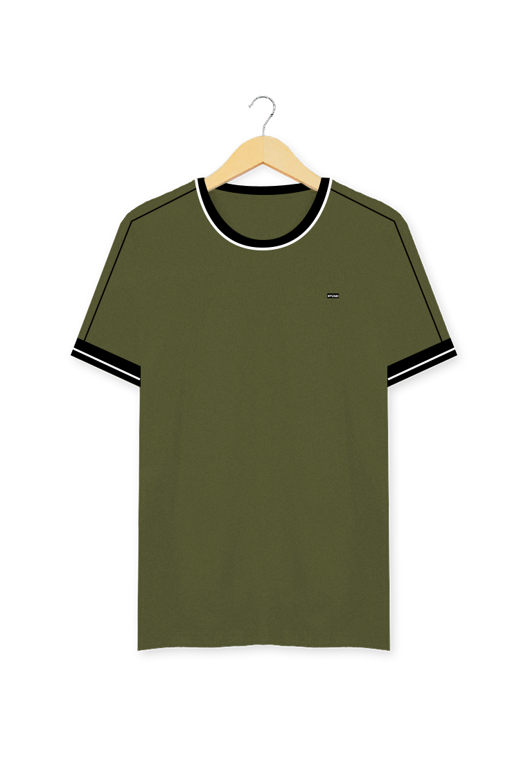 Ryusei Kaos Pria Yukako CMB Olive Green