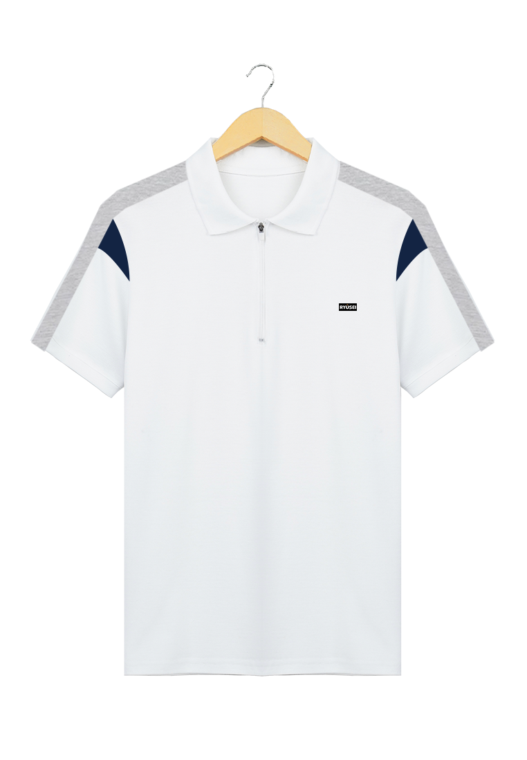 Ryusei Polo Shirt Kamakari CMB White