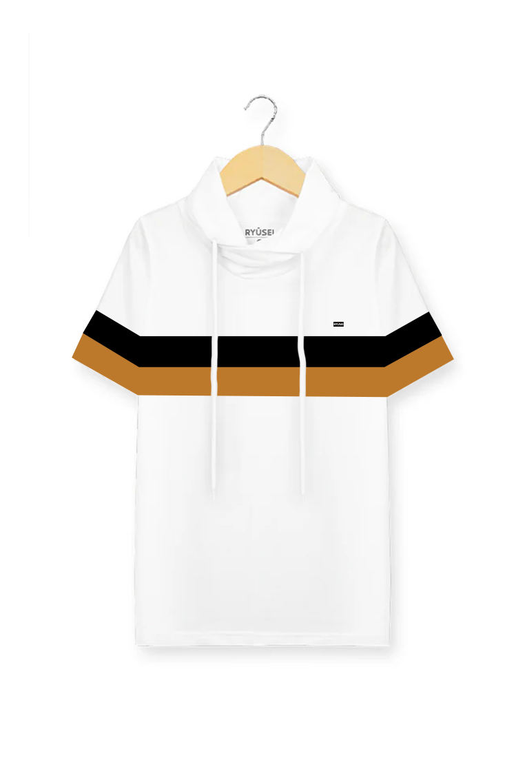 Ryusei Kaos Turtleneck Pria Nandito Kei CMB White